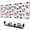 White Cow Cloud, variant on Long Mouse Pads for Desk,White Cow Cloud Pattern Desk Mats on Top Of Desks, Desk Mouse Pad Extra Large with 3mm Non-Slip Base and Stitched Edge for Gaming,Office,Work,Home 31.5"x11.8"