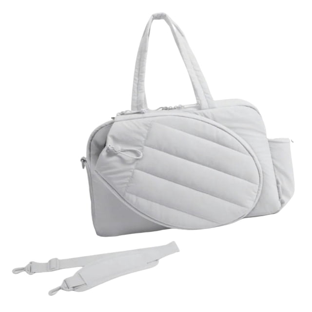 koolsoo Sac de Tennis 35L Léger Cadeaux Spacieux Portable Sac de Week-End Gris