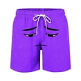 thumbnail image 3 of Swim Trunks for Boys Toddler Solid Color Print Breathable Pocket Shorts 1Pc, 3 of 7