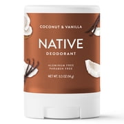 Native Deodorant Mini, Coconut & Vanilla, 0.5oz