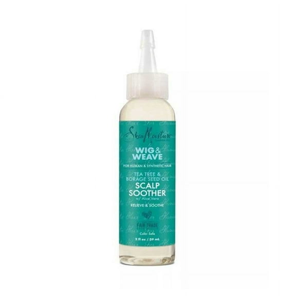 Shea Moisture Wig & Weave Tea Tree & Borage Seed Oil Scalp Soother, 2 Oz.