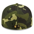 thumbnail image 4 of Men's New Era Camo Detroit Tigers 2022 Armed Forces Day On-Field Low Profile 59FIFTY, 4 of 6