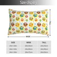 thumbnail image 2 of KLL Colorful Owls 1 Pillow Covers Envelope Closure,Super Soft and Cozy Fuzzy Fleece Pillow Case Cover (No pillow core） 16"x24", 2 of 5