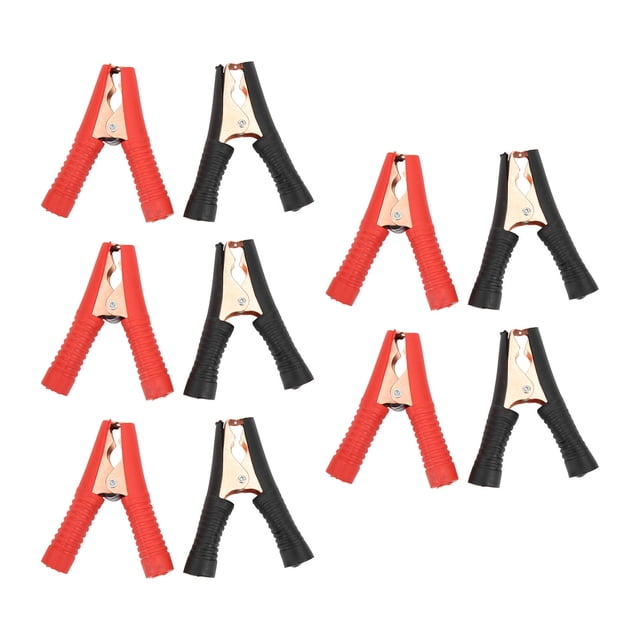 Battery Charger Clamp,5 Sets Power Inverter Booster Clamp Battery Clamp Rapid Response