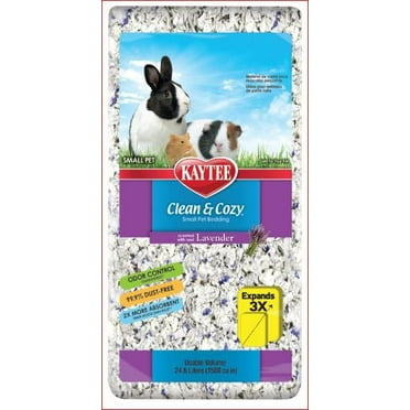 Kaytee Clean and Cozy Bedding, Lavender, 500-Cubic-Inch