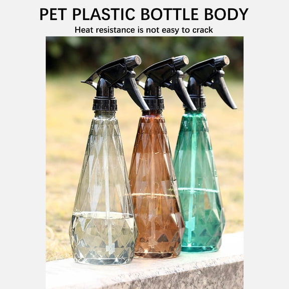 Fwttom Spray Bottles, 20.29Oz Manual Pump Fine Mist Watering Can with Large-Capacity for Flower Garden, No power Thick Garden Tools for Car Washing Gardening Fertilization