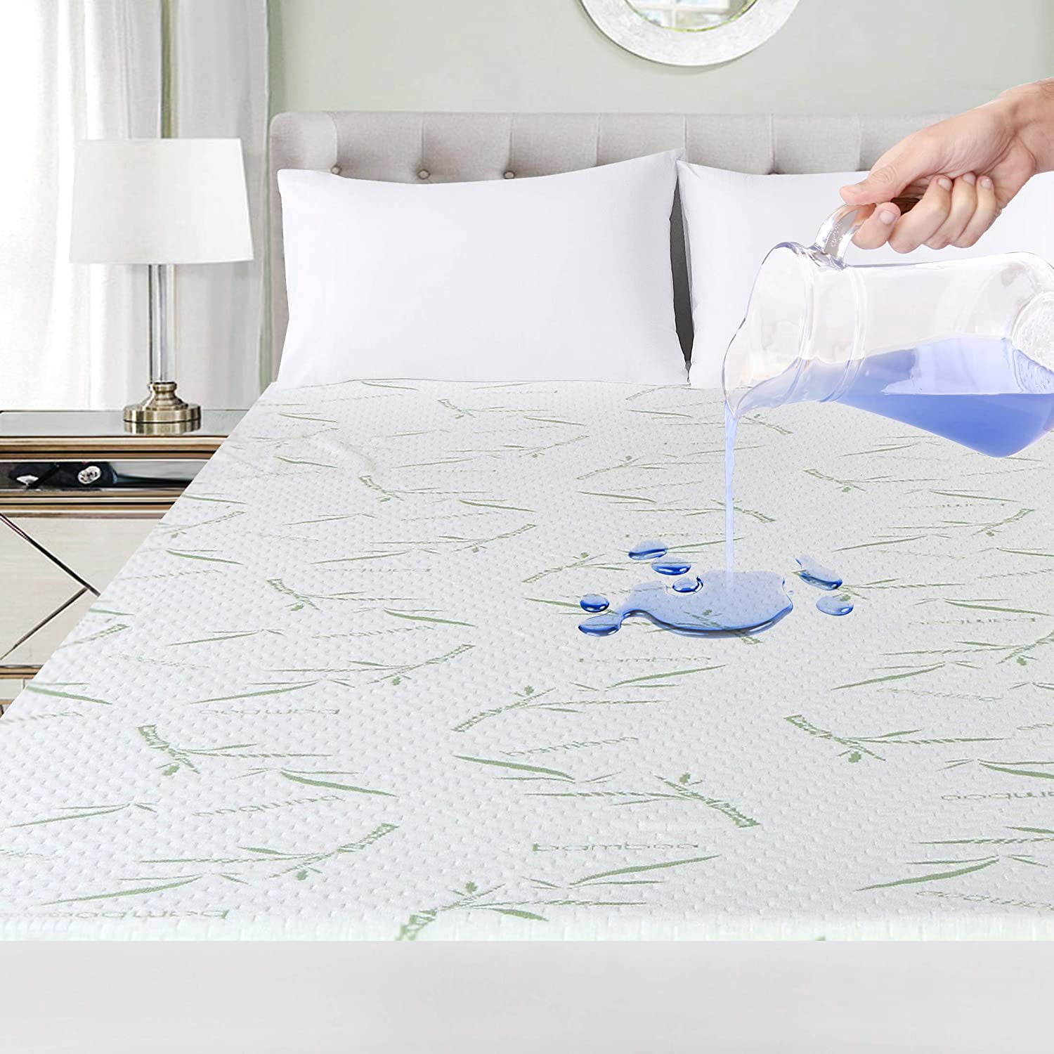 All-Night Comfort Waterproof Mattress Pad Super Soft Material - Twin