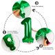 thumbnail image 5 of Globos con números Enyeopd de 40 cm, color verde oscuro, para fiesta de cumpleaños, 5 of 6
