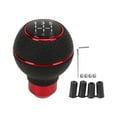 thumbnail image 1 of Gear Stick Knob, Decorative Aluminum Alloy  Knob 5 Speed Easy To Use With 4 Adapter Sleeve For Car, 1 of 7