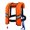Orange, variant on 150N Automatic Inflatable Life Jacket for Adults – Adjustable Buoyancy Vest with Manual Override, Reflective Strips & Safety Whistle for Boating, Kayaking, Surfing & Swimming