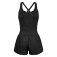 thumbnail image 5 of Womens Athletic Workout Romper Summer Cut Out Running  one-piece  Exercise Short Jumpsuits One Piece Outfits Gym Yoga Clothes, 5 of 6
