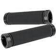 thumbnail image 3 of Poignée de Guidon de Vélo en Microfibre Cuir, Poignée de Guidon de Vélo Absorbant les Chocs pour Atelier de Réparation de Vélo Noir avec Anneau Noir, Noir avec Anneau Rouge, 3 of 8
