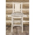 thumbnail image 1 of Montana Woodworks MWHCBSWNR24LZMOOSE Homestead Counter Height Back Barstool with Laser Engraved Moose Design, 1 of 1