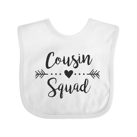 

Inktastic Cousin Squad Gift Baby Boy or Baby Girl Bib