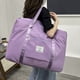 thumbnail image 4 of Bolsa de viaje plegable para mujer | Equipaje de mano impermeable de 30 l | Bolsa de deporte para gimnasio y fin de semana para niñas | Rosa, negro, morado, azul, gris y vino, 4 of 8
