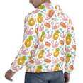 thumbnail image 6 of Fotbe Men's Hoodie with Flamingo And Pineapple Pattern - Kangaroo Pocket Pullover Hooded Sweatshirt, Perfect for Daily Wear, Travel, and Home-3X-Large, 6 of 7