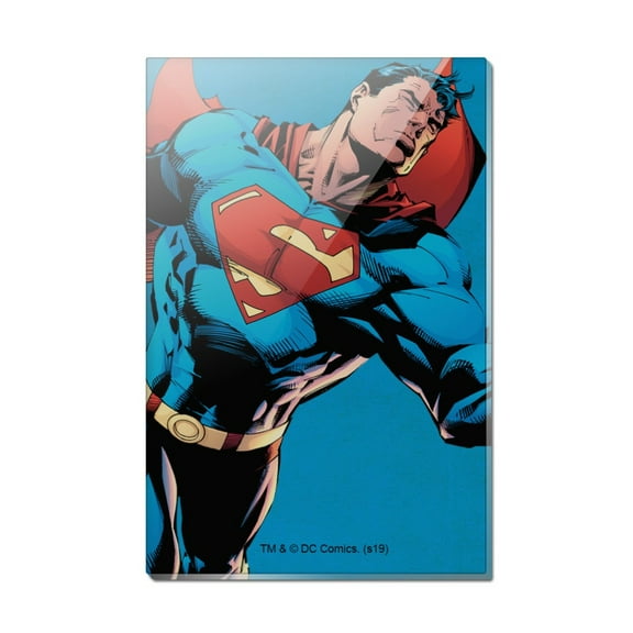Superman Character Rectangle Acrylic Fridge Refrigerator Magnet