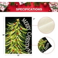 thumbnail image 5 of SM-XLHN Merry Christmas House Flag 28x40 Inch Double Sided, Christmas Tree Xmas Winter Holiday Yard Outdoor Decorative Flag, 5 of 6