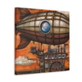 thumbnail image 2 of Steampunk Blimp Descends - Canvas, 2 of 10