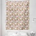 thumbnail image 1 of Garden Art Tapestry, Watercolor Style Composition with Colorful Wildflowers Blossoming Seasonal Flora, Fabric Wall Hanging Decor for Bedroom Living Room Dorm, 5 Sizes, Multicolor, by Ambesonne, 1 of 1