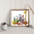 thumbnail image 2 of Kit Punto Cruz Con Mundo Animal Hilo Algodón Ecológico Bordado 14CT 36x22cm, 2 of 9