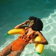 thumbnail image 2 of Big Joe Fruit Noodle Pool Float, Banana Double Sided Mesh, Quick Draining Fabric, 3 feet, 2 of 6