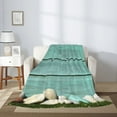 thumbnail image 2 of Disketp Wood Grain Cozy Flannel Fleece Throw Blanket: Has a velvety texture for All Seasons - Perfect for Women, Men, & Kids"50"x40", 2 of 6