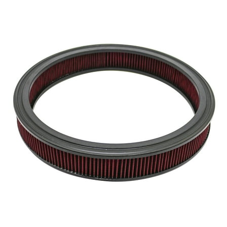 12 x 3.5 Inch Round Universal Air Cleaner Filter Washable Red Cotton