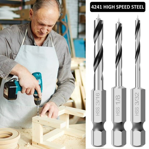 Warrior brad point wood drill bit set cheap