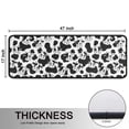 thumbnail image 5 of Kitchen Rugs Sets Of 2,Black White Cow Pattern Anti Fatigue Kitchen Mat Rugs Non Slip Washable,Decorative Kitchen Floor Mats for Kitchen,Sink,Laundry,17"x47"+17"x47", 5 of 5