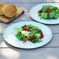 thumbnail image 4 of Youngever 10 Inch Plastic Plates, Large Plates, Dinner Plates, Set of 9 (Cream), 4 of 4