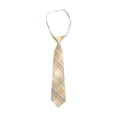 thumbnail image 1 of Boys Girls Solid Color Tie Pre-Tied Adjustable Kids Necktie For Wedding School Graduation Yellow B, 1 of 3