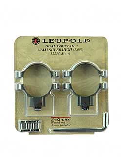 Leupold Standard Scope Rings 30mm Medium Gloss Black 49960 for sale online 