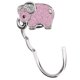 thumbnail image 3 of EeaseMX Gancho para bolso plegable de mesa con diseño de elefante y diamantes de imitación (rosa), 3 of 7