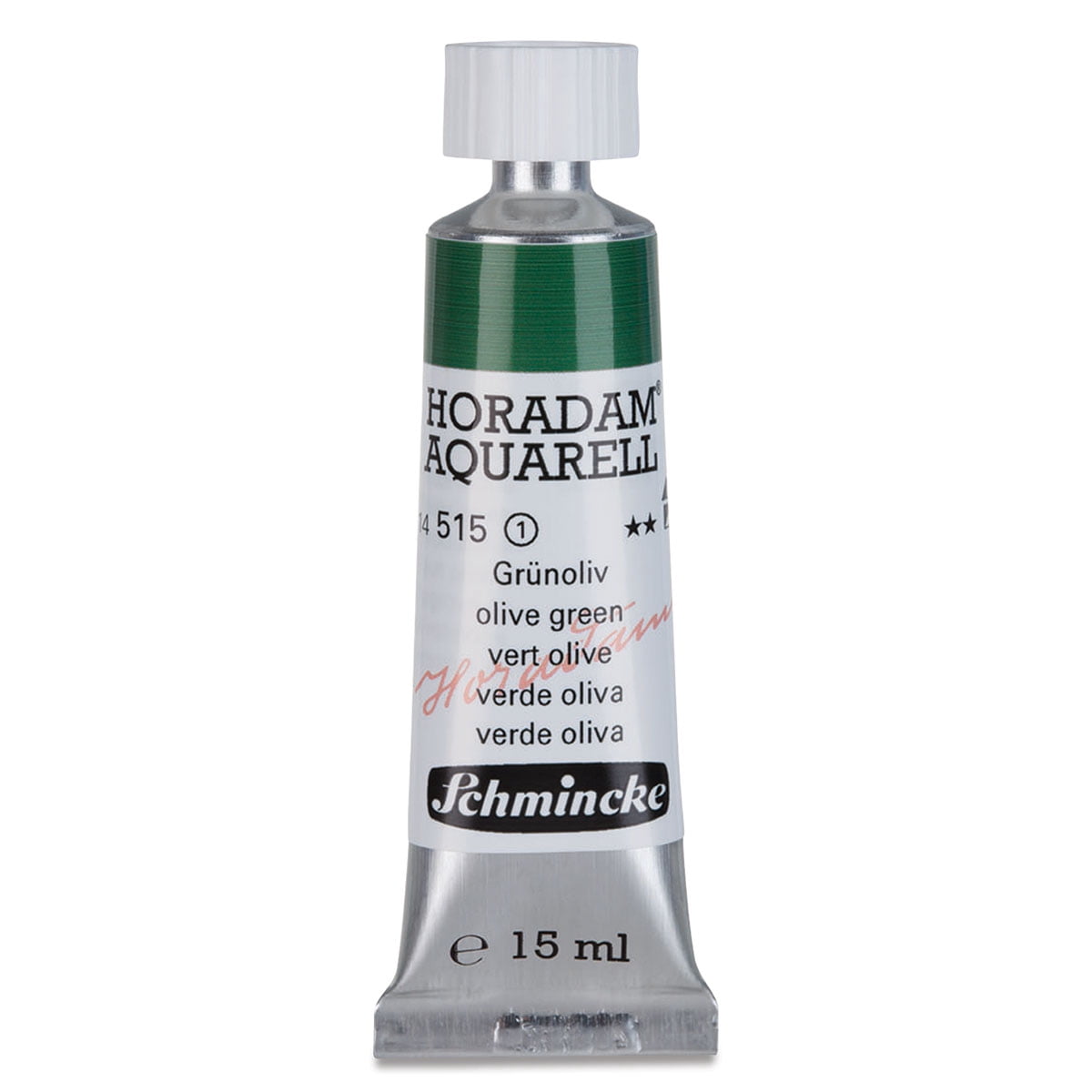 Schmincke Horadam Aquarell Artist Watercolor - Green Olive, 15 ml tube