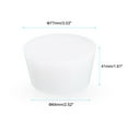 thumbnail image 2 of Uxcell 1 Pcs Tapones de Goma Sólida de Silicona Blanca, Tapones Cónicos para Fregaderos, Diámetro de 64 mm a 77 mm, 2 of 6