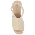 thumbnail image 5 of Journee Womens Crew Wedge Heel Espadrille Sandals, Widths Available, 5 of 10