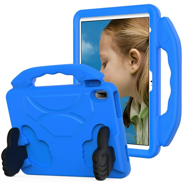 For ipad 5th/6th/9th/10th generation case EVA materials Kids funda coque tablet cover for air 2 3 4 5 case for ipad pro 11 case Blue iPad Air 5th(2022)