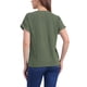 thumbnail image 3 of INSPIRAR CHIC Blusas de Lino para Mujeres, Camisetas de Manga Corta, Ropa Casual Básica de Verano, Blusa Suelta de Color Sólido XL Verde Oliva, 3 of 6