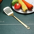 thumbnail image 2 of ReaNea Gold Spatulas, Stainless Steel Slotted Metal Turner for Cooking, Kitchen Barbecue BBQ Spatulas, 2 of 8