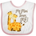 thumbnail image 3 of Inktastic My Mimi Loves Me Boys or Girls Baby Bib, 3 of 4