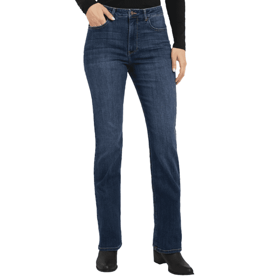 Wrangler Women's High-Rise Bootcut Jean Dark Blue 14