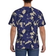 thumbnail image 3 of Vsdgher Lilies Flowers Print Men's Dry Fit Mesh Athletic Shirts Moisture Wicking Tennis T-Shirt Tops, 3 of 9