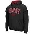 thumbnail image 2 of Men's Colosseum Black Arkansas Razorbacks Arch & Logo 3.0 Pullover Hoodie, 2 of 3