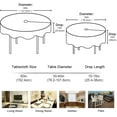 thumbnail image 7 of GZHJMY Sunny Beach Tablecloth Durable 60 Inch Round Table Cloth Cover with Zipper Umbrella Hole Camping Tablecloths for Outdoor Party Picnic Home Decor, 7 of 7