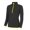Jet Black/ Electric Yellow, variant on AWDis Just Cool Womens Half Zip Sweatshirt