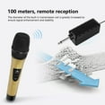 thumbnail image 4 of ZFYXGS LED Digital Display Wireless Microphone Home Karaoke Outdoor Activities Audio TV Singing KTV Karaoke Meeting Performance Host Microphone Long Battery Life, 4 of 7