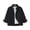 A-Black232, variant on JAJAHO Boys Girls Dress Shirts Cotton Long Sleeve Button Down Shirts Lapel Loose Fit Solid Color Basic Top For Kids 4-12 Years Trendy Tops
