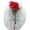 Red, variant on Steampunk Gear Rose Floral Hair Clip Brooch Vintage Gothic Chains Tassels Headwear Floral Gear Chains Hair Clip