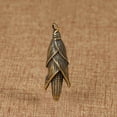 thumbnail image 4 of Brass Solid Corn Figurine Small Statue Home Ornament Figurines Collectibles, 4 of 4